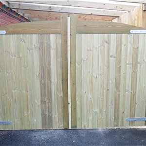 Bespoke wooden gates