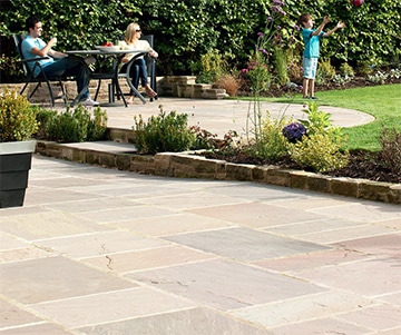 Indian Sandstone Paving Installation Southampton Hampshire 360x301