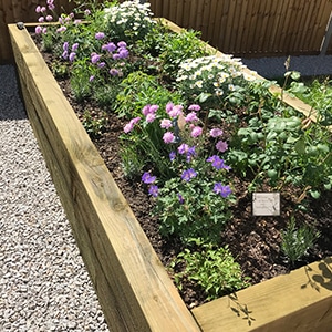 Sleeper Raised Bed