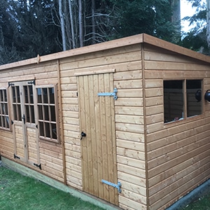 Summerhouse and shed in one
